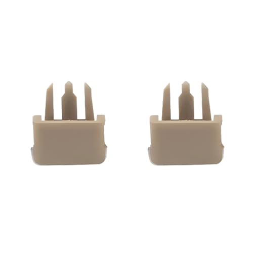 WKWPYCYUH Klimaanlage Blatt Clip for Toyota Corolla Auto Klimaanlage Vent Auto Center Dash A/C Vents Paddle for Alten Stil Sagitar Clip für Autoklimaanlage(Beige 2pcs) von WKWPYCYUH