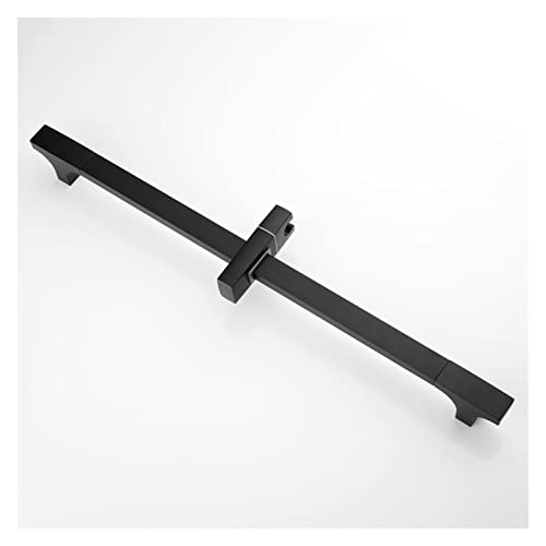 WKWPYCYUH Multifunktions-Badezimmer-Square Handheld-Dusch-Spray-Kopf-Reinigungs-Duschset for Gleitstange und Duschschlauch schwarz Duschkopf(Slide Bar only) von WKWPYCYUH