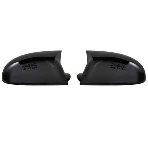 WKWPYCYUH Passend for Volkswagen Golf 5 MK5 GTI Jetta 5 Passat B6 B5.5 Seitenspiegelabdeckungen, Kappen, passend for VW Sharan Golf 5 6Plus Variante EOS Auto-Rückspiegel(Bright Black) von WKWPYCYUH