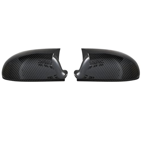 WKWPYCYUH Passend for Volkswagen Golf 5 MK5 GTI Jetta 5 Passat B6 B5.5 Seitenspiegelabdeckungen, Kappen, passend for VW Sharan Golf 5 6Plus Variante EOS Auto-Rückspiegel(Carbon Fiber Pattern) von WKWPYCYUH