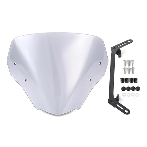 Für CB750 CB 750 Für Hornet 2023-2024 Motorrad Windschutzscheibe Deflektor Windabweiser(GRAU) von WKXTECZT