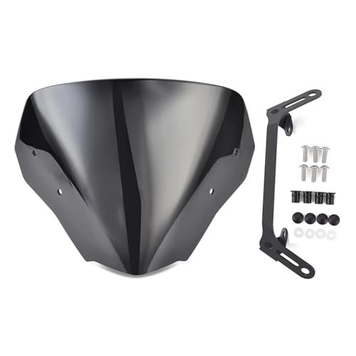 Für CB750 CB 750 Für Hornet 2023-2024 Motorrad Windschutzscheibe Deflektor Windabweiser(Schwarz) von WKXTECZT