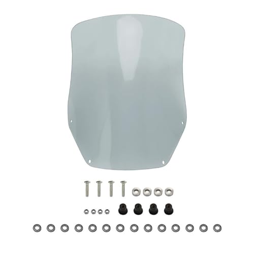 Für CRF250L CRF 250L Motorrad Windschutzscheibenabdeckungen Deflektor Windschutzscheibe Windabweiser(GRAU) von WKXTECZT