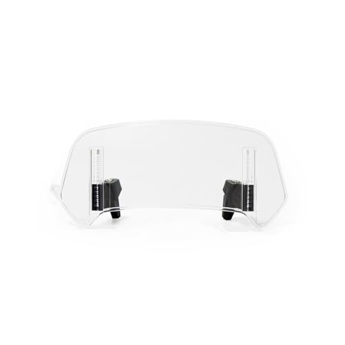 Für Ducati 888 849 851 749 898 1098 1198 Motorrad Windschild Verstellbarer Deflektor Windabweiser(280cm Clear) von WKXTECZT