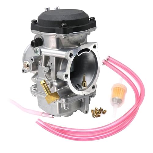 Für Keihin CV40 40mm Motorrad Vergaser Motorrad Vergaser(SILBER) von WKXTECZT