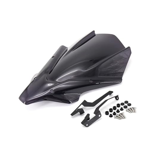 Für MT-07 MT 07 MT07 Mt07 2021 Motorrad Windschild Windabweiser(Rauchschwarz) von WKXTECZT