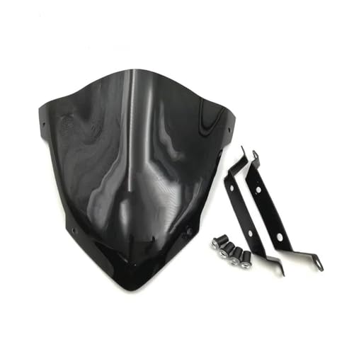 Für MT 09 MT09 MT-09 2014-2016 Motorrad Windschild Windabweiser(Schwarz) von WKXTECZT