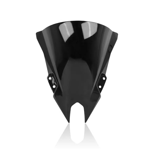 Für Ninja 500 SE Für Ninja500SE 2024-2025 Motorrad Windschutzscheibe Verkleidung Windschild Windabweiser(Schwarz) von WKXTECZT