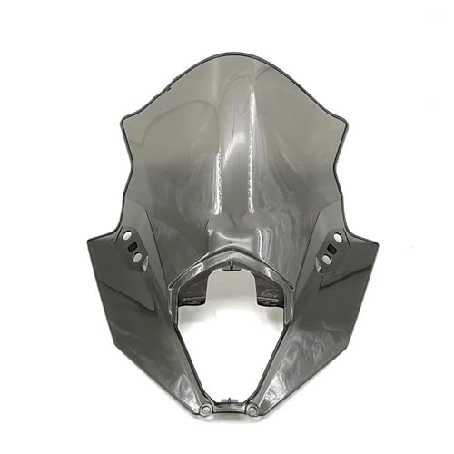 Für Ninja 650 ER-6F ER6F 2020-2022 Motorrad Windschutzscheibe Deflektor Windabweiser(GRAU) von WKXTECZT