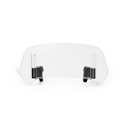 Für SYM Für Citycom 300 Motorrad Windschild Verstellbarer Deflektor Windabweiser(280cm Clear) von WKXTECZT