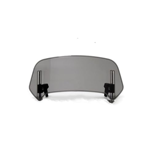 Für Suzuki Für VStrom 650 GS 500 SV 650 Für Bandit GSF 650 Für V-Strom 650 Motorrad Windschild Verstellbarer Deflektor Windabweiser(280cm Grey) von WKXTECZT