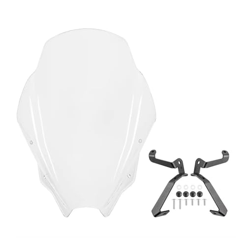 Für Suzuki GSX 600F 750F Für Katana GSX600F GSX750F 1987-1997 Motorrad Windschild Windabweiser(Klar) von WKXTECZT
