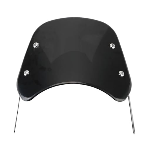 Für Suzuki SV1000 SV400 GS750E Für Inazuma 400 Motorrad Windschutzscheibe Windschotte Windschotter Windabweiser(Schwarz) von WKXTECZT