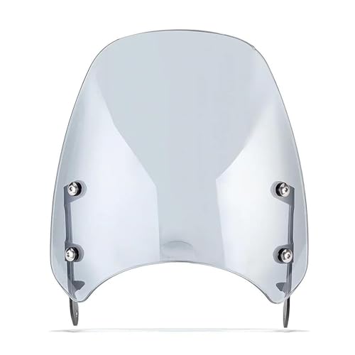 Für Triumph Für Thruxton 900 Für Bonneville T100 T120 Motorrad Windschutzscheibenverkleidung Windschotter Windabweiser(GRAU) von WKXTECZT