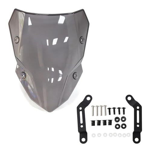 Für Z500 Z 500 SE 2024-2025 Motorrad Windschild Luft Windschotter Frontschild Windabweiser(GRAU) von WKXTECZT