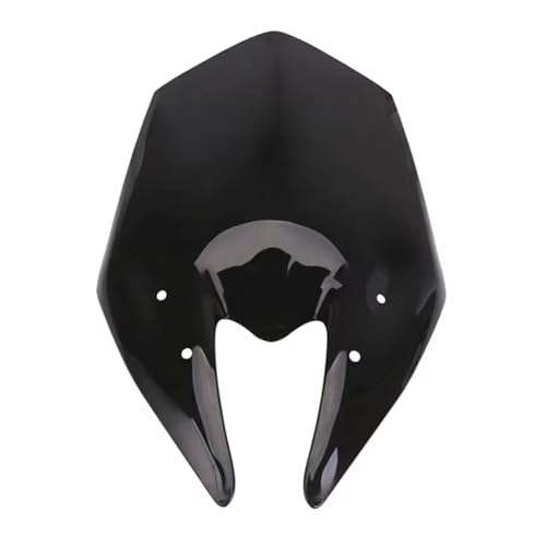 Motorrad Deflektoren Bildschirm Windschutzscheibe Für Ninja Z800 Z 800 2013-2019 Windabweiser(Schwarz) von WKXTECZT
