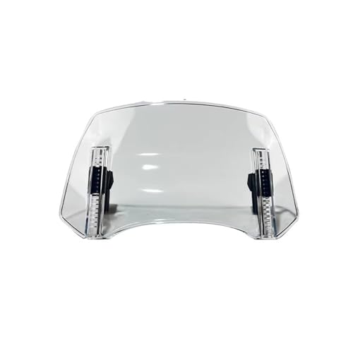 Motorrad Windschild Verstellbarer Deflektor Für MT07 MT09 MT10 R1 R3 FZ6 XMAX XJ6 XJR1300 Windabweiser(Style A-Clear) von WKXTECZT