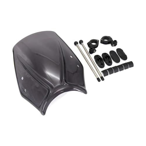 Motorrad Windschutzscheibe Sport Windschotter Schild Für XSR700 XSR900 XSR 700 900 2016 Windabweiser(Dunkler Rauch) von WKXTECZT