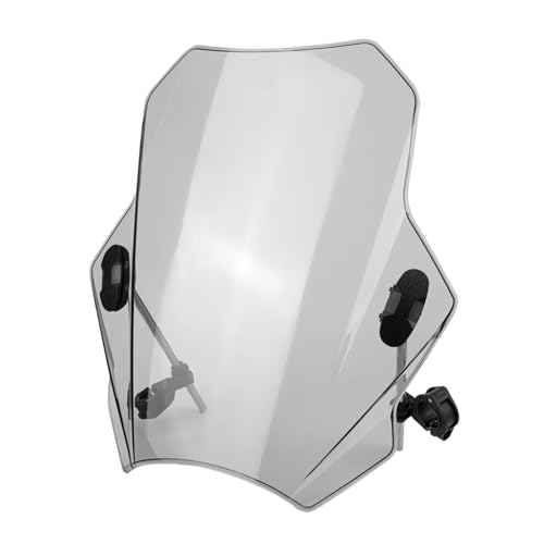 Motorrad Windschutzscheibe Verstellbar Für MT07 MT09 Windabweiser(GRAU) von WKXTECZT