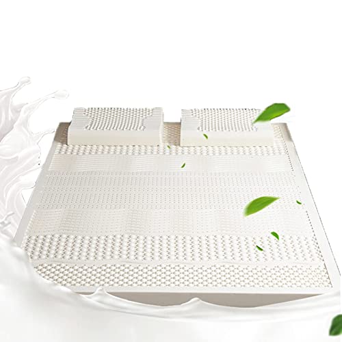 WKXTECZT 100% Natur-Latex Matratze,Kompression Und Keine Verformung, Wabenporenbelüftung, Weich Und Bequem,Naturkautschuk Matratze,4in,140x200cm(55x79in) von WKXTECZT