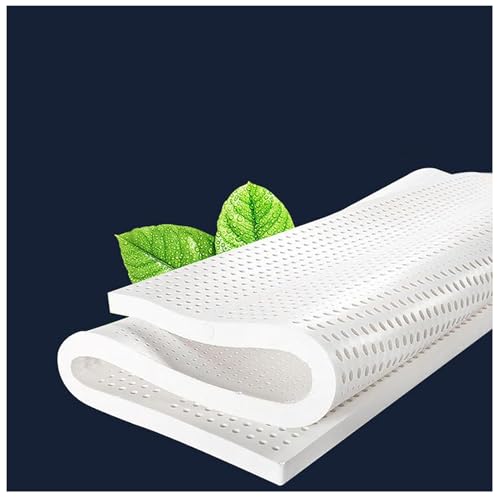 WKXTECZT Matratze Aus 100% Naturlatex, Dicke, Weiche Matratzenauflage, Tragbar, Entlastet Druck, Bio-Latex-Matratzenbezug,1in,140x170cm WKXTECZT Matratze Aus 100% Naturlatex, Dicke, Weiche Matratzenauflage, Tragbar, Entlastet Druck, Bio-Latex-Matratzenbezug,1in,140x170cm von WKXTECZT