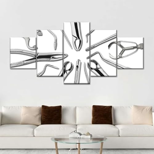 WKXTECZT Moderne Bilder Wohnzimmer 5 Teiliger Zahnärztliche Ausrüstung Zahnärztliche Werkzeuge Poster Mit Rahmen Hd Für Heimdekoration Personalisierte Bilder Leinwandbilder XXL WKXTECZT Moderne Bilder Wohnzimmer 5 Teiliger Zahnärztliche Ausrüstung Zahnärztliche Werkzeuge Poster Mit Rahmen Hd Für Heimdekoration Personalisierte Bilder Leinwandbilder XXL von WKXTECZT