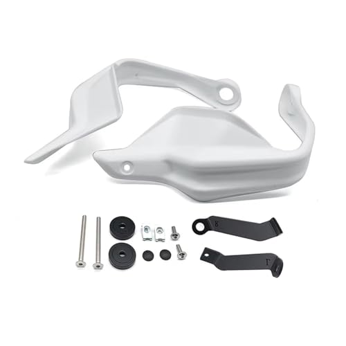 WKXTECZT Motorrad-Lenkerschutz Für CB500X CB500F CB400X CB400F CB650F 2013-2021 Motorrad Handschutz Windschild Handschutz Abdeckung Handschutz(Weiß) von WKXTECZT