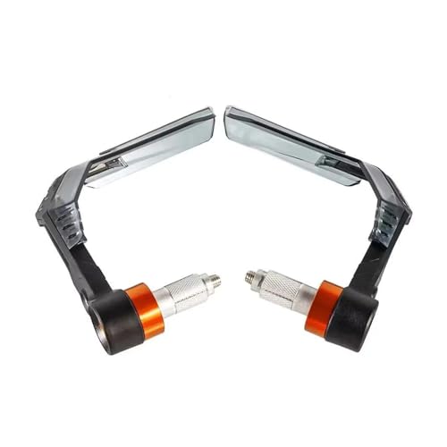 WKXTECZT Motorrad-Lenkerschutz Motorrad Handschild Guard Protektor Windschotter Für Y&amaha YZF R1 R1M R3 R6 R15 R25 MT-09 FZ1 FZ6 N S FZ8 Handschutz(Orange) von WKXTECZT