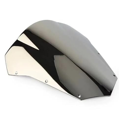 Windschutzscheibe Double Bubble Windschotter Bildschirm Für Fazer FZ6 FZ-6 FZS600 FZS 600 S2 FZ 6 2003-2008 Windabweiser(SILBER) von WKXTECZT