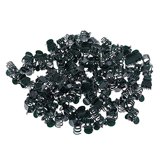 100 Pack Gartenpflanze Klammern Transplantieren Klammern Stütze Gebundene Weinblumen Obst Für Schmetterling Spezielle C Düngerkörbe Körbe Hängende Körbe Dünger Topf Orchideen Jobes Spikes von WKabnkn