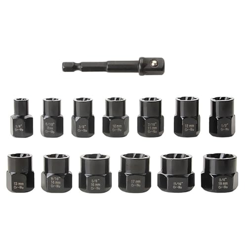 14pcs Beschädigte Schrauben Entfernung Werkzeug Und Nussentferner Remover Entferner Extraktor Steckdose Abgerundete Entfernung 14pcs Beschädigte Schrauben Entfernung Werkzeug Und Nussentferner Remover Entferner Extraktor Steckdose Abgerundete Entfernung von WKabnkn