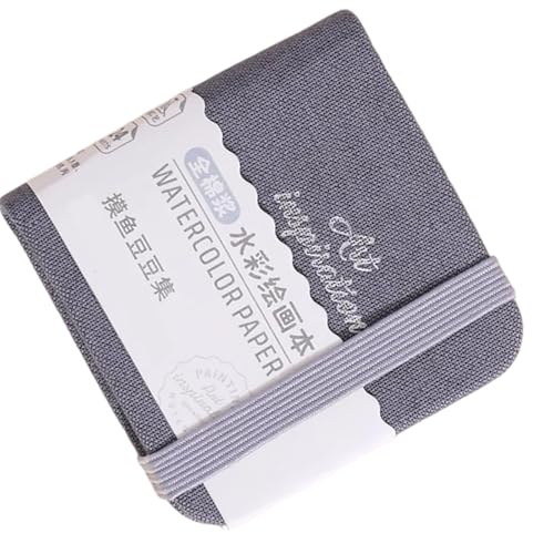 Aquarellbuch Mit 24 Blättern Baumwollpapier Hardcover Sketchbook Künstler Papier Sketchbook Taschenschloss Notizbuch von WKabnkn
