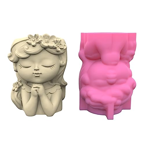 Blumentopf Silikonform Beton Zement Gebet Girl Blumenpot Schimmelputz Aromatherapie Kerzenhalter Epoxidharz Schimmel Silikon Blumentopf Silikonform Beton Zement Gebet Girl Blumenpot Schimmelputz Aromatherapie Kerzenhalter Epoxidharz Schimmel Silikon von WKabnkn