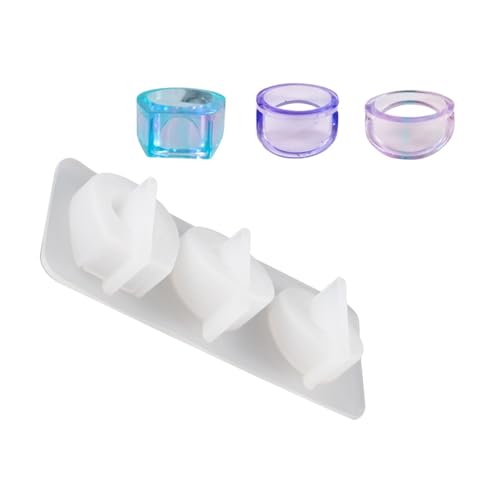 Dreifach Verbundene Ringe Silikonform Künstlerische Silikonringe Formen Einzigartige Schimmelpilze Für Harzschmuckhandwerk von WKabnkn