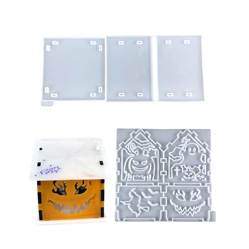 Flexibler Silikonform Halloween Hausdekoration Making Formtemperaturfestes Epoxidform Für Ornament Creative House Form Form Flexibler Silikonform Halloween Hausdekoration Making Formtemperaturfestes Epoxidform Für Ornament Creative House Form Form von WKabnkn