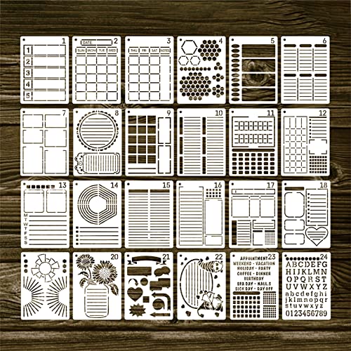 Gepunktete Journalplaner Vorlagen Ultimative Produktivität Schablone Für Kalender Buchstaben Nummern 24 PCs Productivity Schablone Set Gepunktete Zeitsparung Planer Kinder Gepunktete Journalplaner Vorlagen Ultimative Produktivität Schablone Für Kalender Buchstaben Nummern 24 PCs Productivity Schablone Set Gepunktete Zeitsparung Planer Kinder von WKabnkn