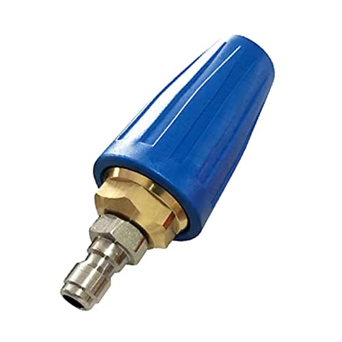Hochdruck Messing 360 Drehende Schmutz Blasters Turbodüse Für Hochdruckauto Waschmaschinen Mit 1/4 "Schnellstecker Drehspray Sprühdüse Für Wasserschlauch von WKabnkn