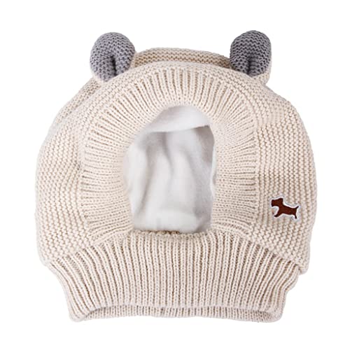WKabnkn Hund Snood Large Hunde Hals Und Ohrwärmer Haustier Hund Hoodie Warmer Winterhut Strick Snood Kopfbedeckung WKabnkn Hund Snood Large Hunde Hals Und Ohrwärmer Haustier Hund Hoodie Warmer Winterhut Strick Snood Kopfbedeckung von WKabnkn