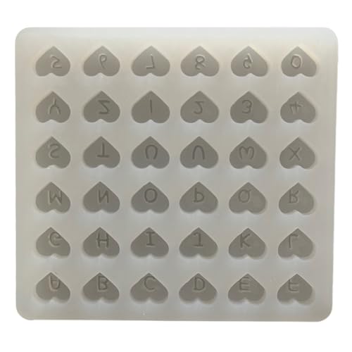 Kreatives Silikonform Harz Shaker Herzbuchstaben Kunstdekoration Form Epoxidharz Formen Sandanhänger Für Schmuckformen Kreatives Silikonform Harz Shaker Herzbuchstaben Kunstdekoration Form Epoxidharz Formen Sandanhänger Für Schmuckformen von WKabnkn