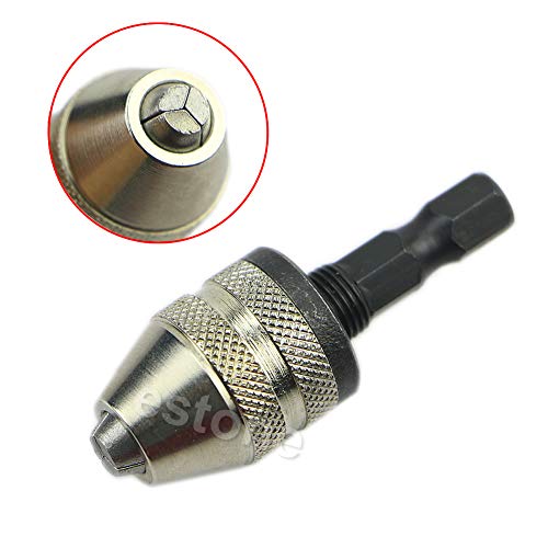 NEU 6 Mm 1/4 "KEYLESS Bohrer Bit Chuck Shank Schnelle Änderungsadapterkonverter Home Tools von WKabnkn