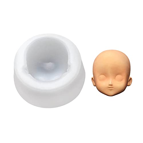 Puppen Baby Gesichtsform Silikon Kuchenform Model Handgefertigte Seife Ton Gips Fondant Schokoladenzuckerhandwerk von WKabnkn