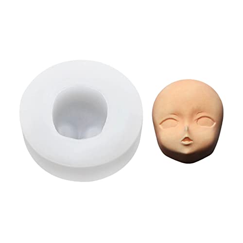 Puppen Baby Gesichtsform Silikon Kuchenform Model Handgefertigte Seife Ton Gips Fondant Schokoladenzuckerhandwerk von WKabnkn