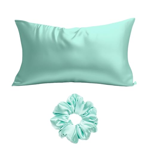Satins Pillowcase Seidenkissen Kissen Deckungshaarband Für Verbesserte Schlaflebnisse Beinhaltet Haarkrawatten Accessoire Seiden Alternative Kissenabdeckung von WKabnkn