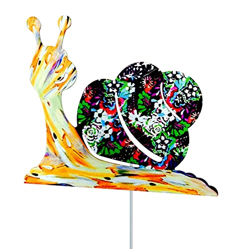 WKabnkn Schneckenstöcke Freien Garten Stakes Hof Pflanze Rasen Stick Blumen Pot Garten Dekoration Yard Art Ornamente Requisiten Dekorationen Dekorationen von WKabnkn
