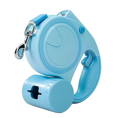 WKabnkn Verschlussbare Hunde Gehen Leine Mit LED Light Poop Beutelhalter Starkes Tape EIN Schlösser & Release Für Kleine Hunde Einziehbare Leine Mit Poop Beutelhalter Spender Und LED Light WKabnkn Verschlussbare Hunde Gehen Leine Mit LED Light Poop Beutelhalter Starkes Tape EIN Schlösser & Release Für Kleine Hunde Einziehbare Leine Mit Poop Beutelhalter Spender Und LED Light von WKabnkn