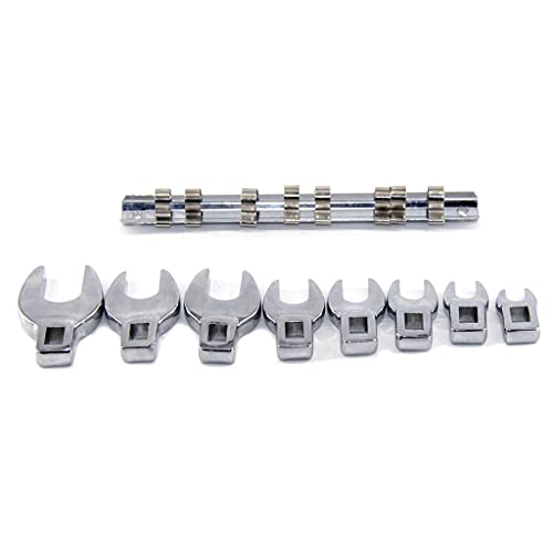 3/8 ”Drive Crowfoot Schraubenschlüssel Set Mit Clip Organizer Voll Poliertes Metrisches Werkzeug 10mm 11mm 13mm 14mm 16mm 18 Mm 19mm 22 Mm 3/8 ”Drive Crowfoot Schraubenschlüssel Set Mit Clip Organizer Voll Poliertes Metrisches Werkzeug 10mm 11mm 13mm 14mm 16mm 18 Mm 19mm 22 Mm von WKabnkn
