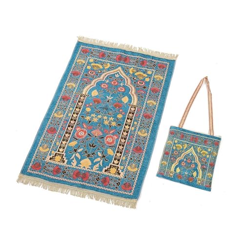 WKabnkn 70x110 cm Muslime Gebets Matte Mit Quasten Tragbare Reise Gebets Teppiche Für Frauen Mann Blumenmuster Verehrt Mattendecke Teppiche Für Frauen WKabnkn 70x110 cm Muslime Gebets Matte Mit Quasten Tragbare Reise Gebets Teppiche Für Frauen Mann Blumenmuster Verehrt Mattendecke Teppiche Für Frauen von WKabnkn