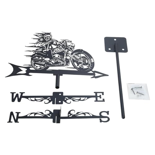 WKabnkn Einfache Installation Eisenwetter Vane Dekorative Weathervane Für Gärten Und Patios Praktische Winde Richtungsanzeigen Windrichtungsindikatoren WKabnkn Einfache Installation Eisenwetter Vane Dekorative Weathervane Für Gärten Und Patios Praktische Winde Richtungsanzeigen Windrichtungsindikatoren von WKabnkn