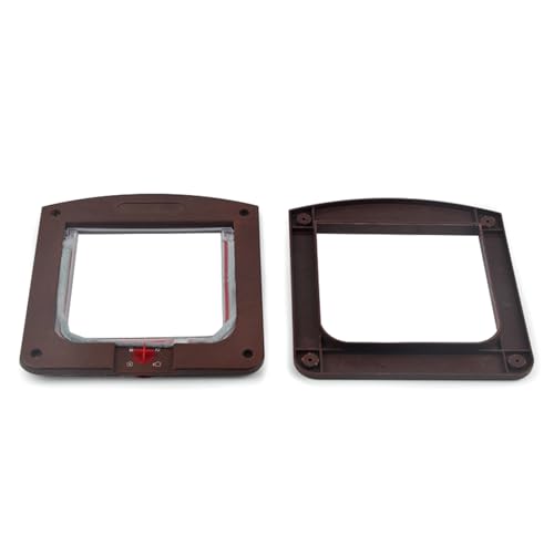 WKabnkn Flap Pet Door Hunde Welpe Flap Tür 4 Wege Kontrollierbare Kätzchen Hund Zwinger Haustiertor Zubehör Kontrollierbar WKabnkn Flap Pet Door Hunde Welpe Flap Tür 4 Wege Kontrollierbare Kätzchen Hund Zwinger Haustiertor Zubehör Kontrollierbar von WKabnkn