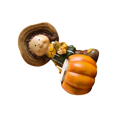 WKabnkn Halloween Miniaturkürbis Figuren Halloween Tischkamine Dekorationen Home Display Harvest Festival Dekoration von WKabnkn